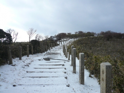 御嶽大権現の参道