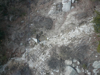 登山者発見