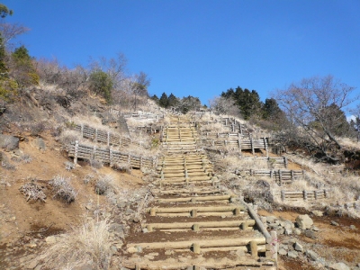 丹沢1日目 階段