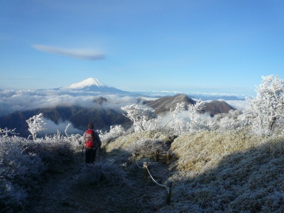 丹沢山〜蛭ヶ岳と富士山
