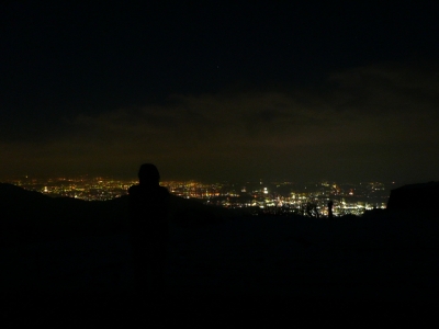 塔ノ岳の夜景