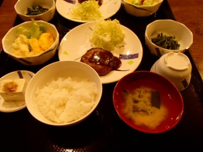 雲取山荘_夕食