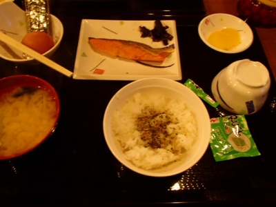 雲取山荘_朝食