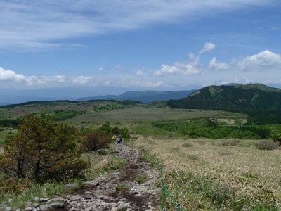 八島湿原全景