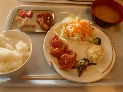 白馬山荘夕食