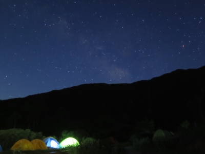 Canon G16 白根御池小屋夜空1