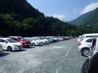奈良田第二駐車場