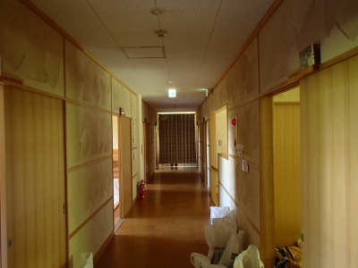 白根御池小屋 廊下