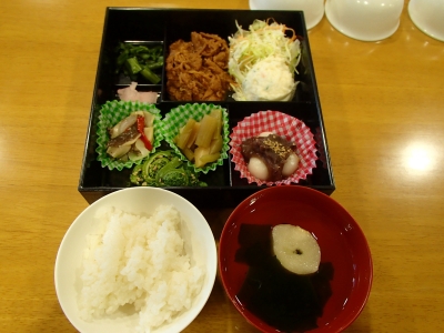 白根御池小屋 夕食