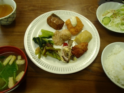 八方池山荘 夕食