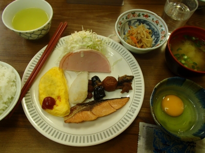 八方池山荘 朝食