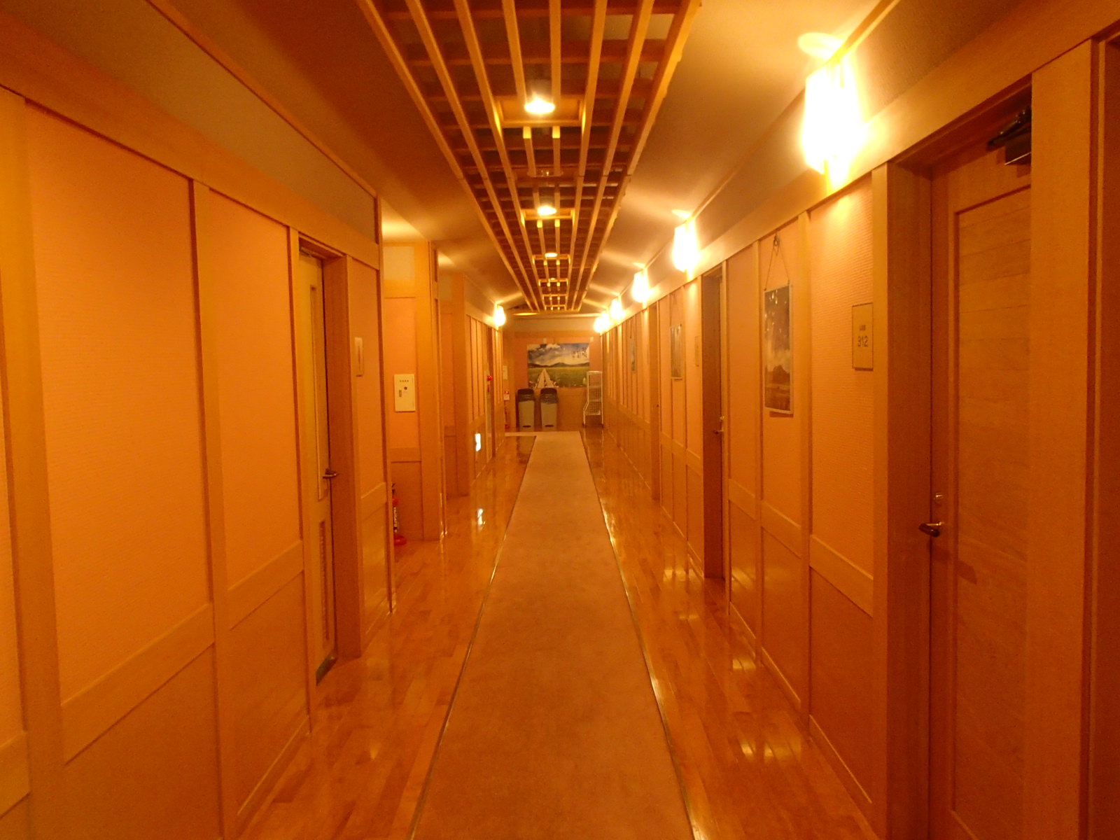 尾瀬御池ロッジ客室廊下.JPG