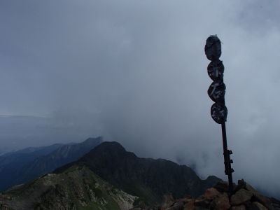 もう一つの赤石岳山頂