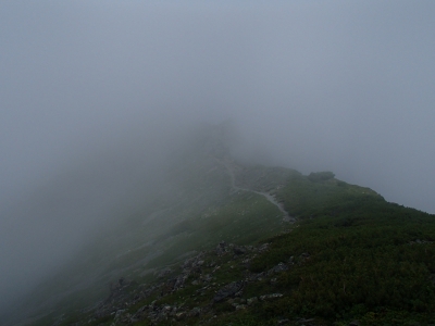 小赤石岳周辺