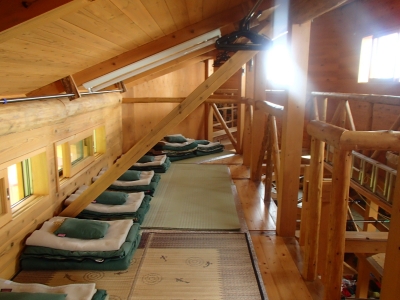 千枚小屋 寝場所