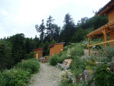 千枚小屋 トイレまで