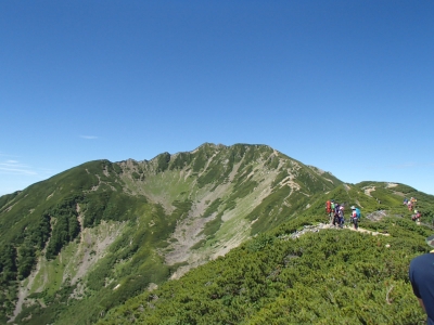 仙丈ケ岳のカール