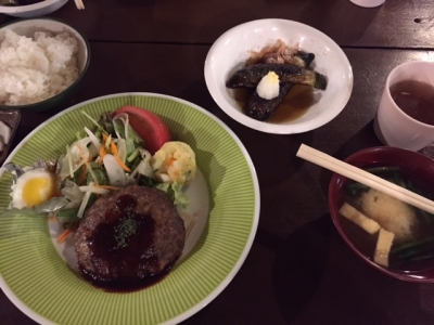 北沢峠こもれび荘 夕食