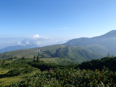 太郎山−北ノ俣岳 稜線1