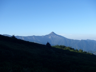 笠ヶ岳が見えてきた