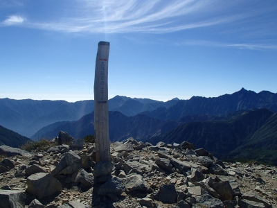 三俣蓮華岳山頂