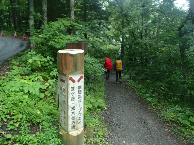 登山口までもう少し