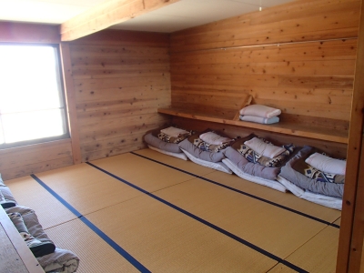 双六小屋2F寝室