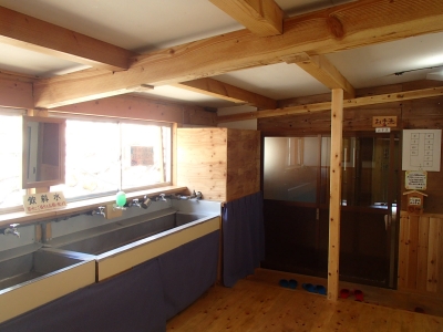 双六小屋トイレ前