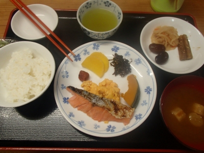 双六小屋朝食