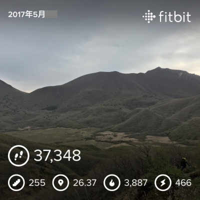 九重山2日目_fitbit