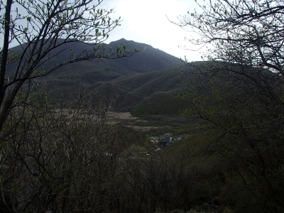 法華院温泉山荘裏.JPG