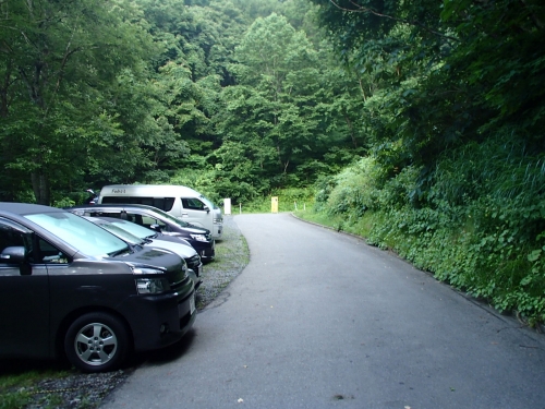 林道終点（駐車場）.JPG