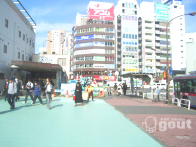 五反田 ネイル nail salon gout 地図