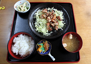 地鶏定食