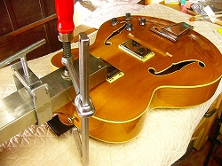 ネックリセット,フレット打直し済み　YAMAHA LL-6JS ネックリセット / YAMAHA FG-250J | ネック折れなどギターの修理