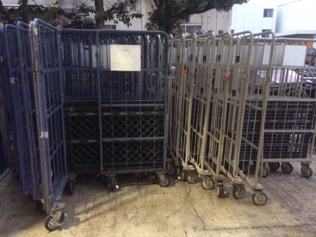 中古カゴ台車☆10台まとめ☆カゴ台車☆中区大須
