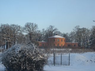 初日雪お城
