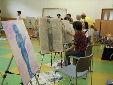 ８月裸婦デッサン会 もう一つの Cocoro絵画教室