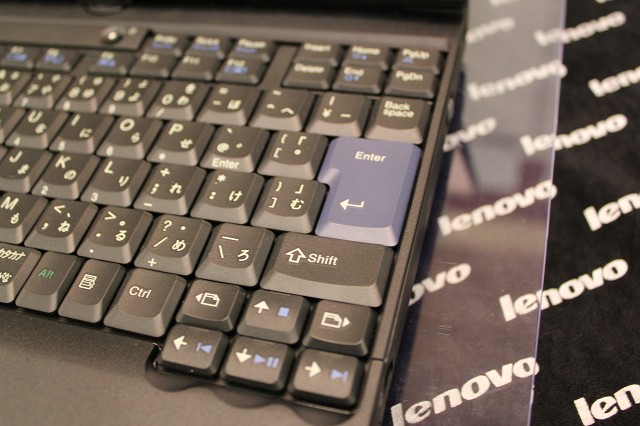ThinkPad X201TのEnterとカーソルキー