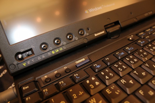 ThinkPad X201T ボタン