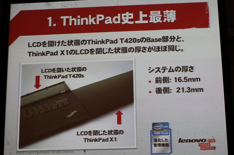 ThinkPad X1の紹介 プレゼン(4)