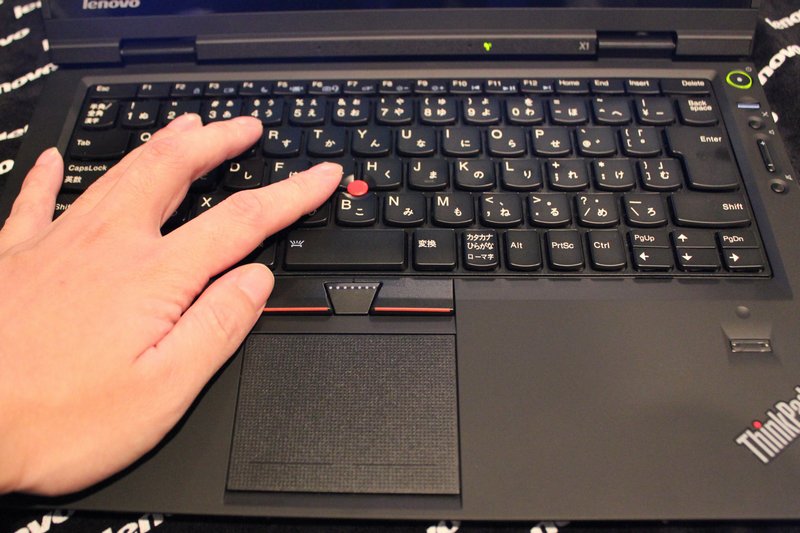ThinkPad X1の操作感