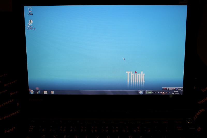 ThinkPad X1の液晶