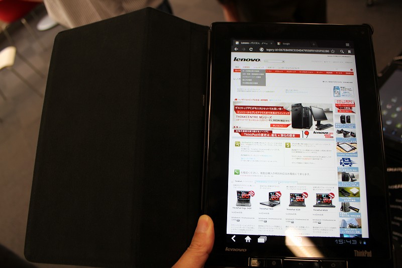 ThinkPad Tabletの使用感