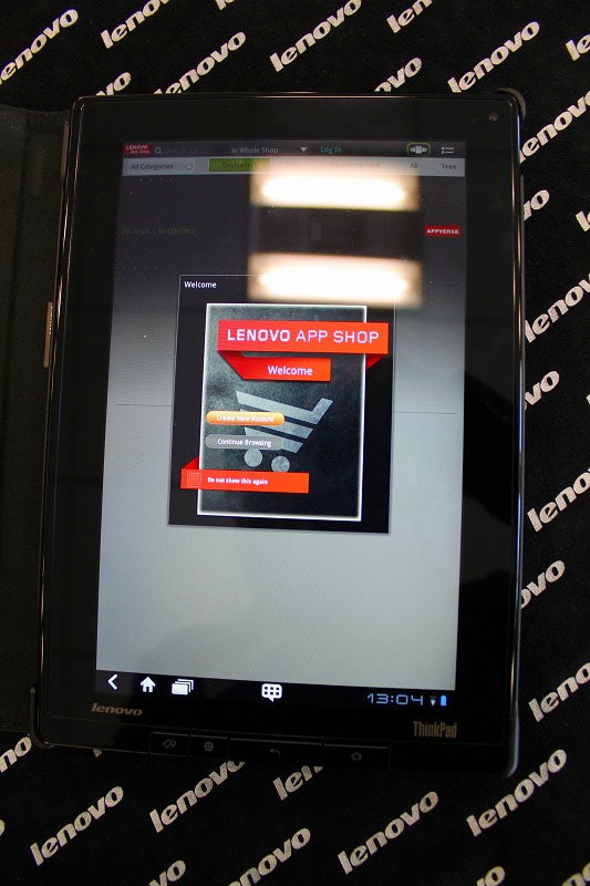ThinkPad Tablet レビュー