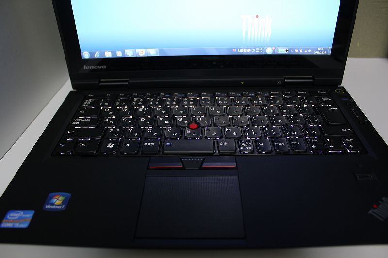 ThinkPad X1のキーボード