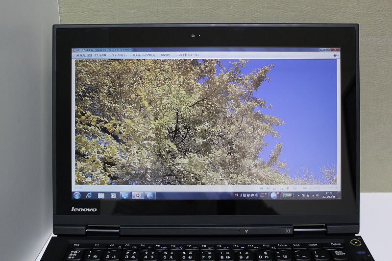 ThinkPad X1の液晶