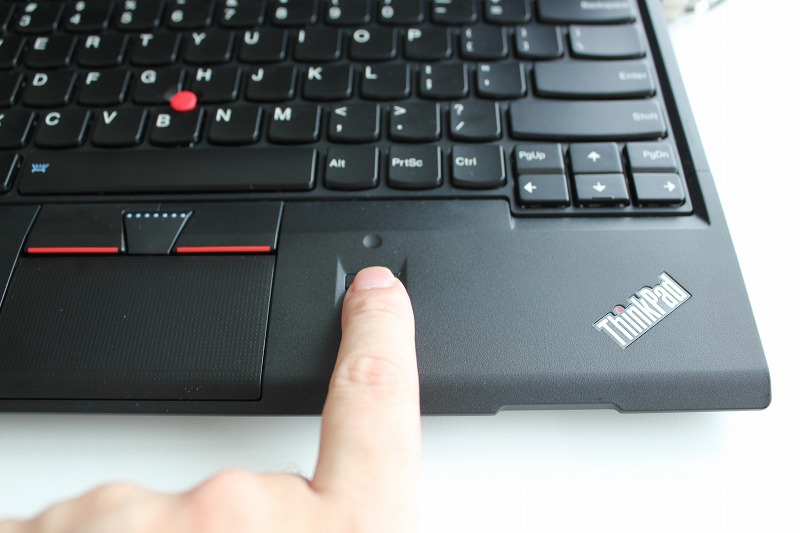 ThinkPad X230 指紋センサー