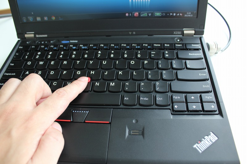 ThinkPad X230 トラックポイント