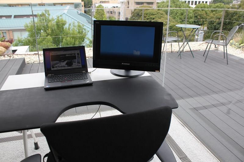 ThinkPad T430sのあるデスク